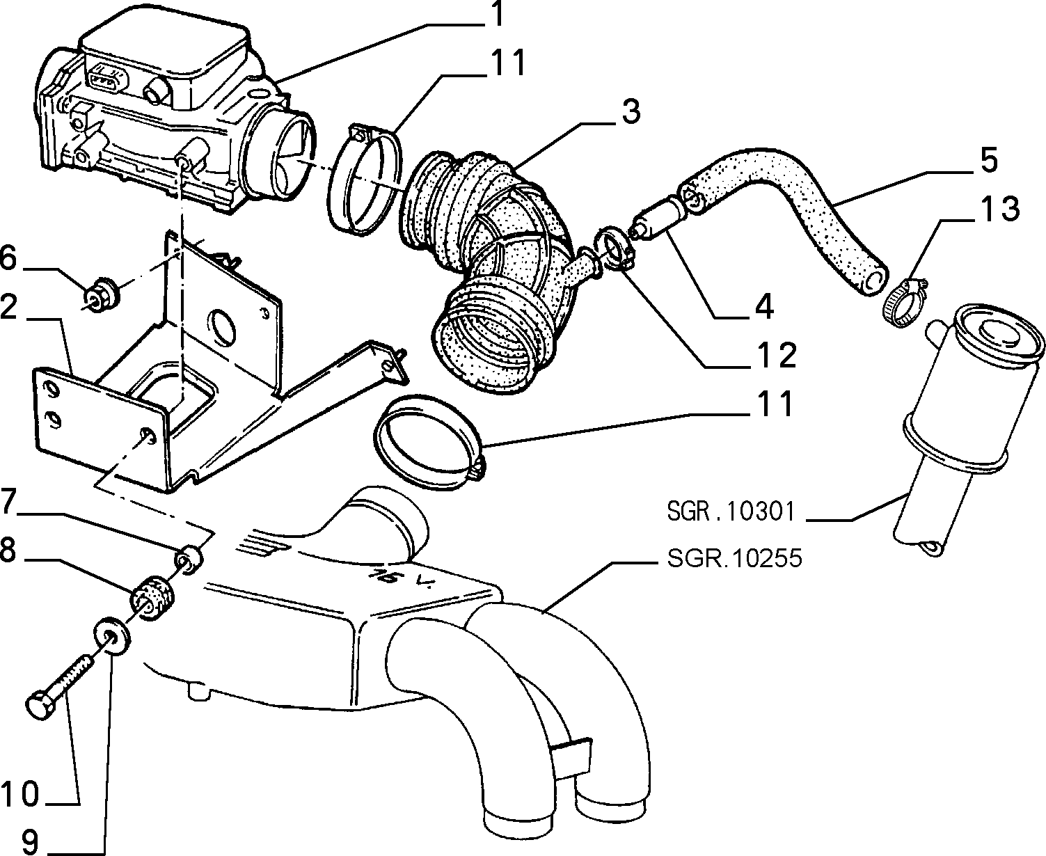 FIAT 14084211 - Matica, Ispušna grana www.molydon.hr