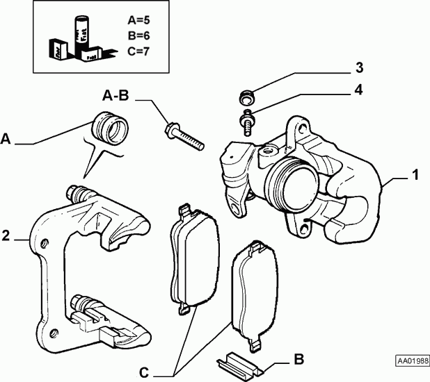 Alfarome/Fiat/Lanci 9948544 - Set za popravak, kočione čeljusti www.molydon.hr