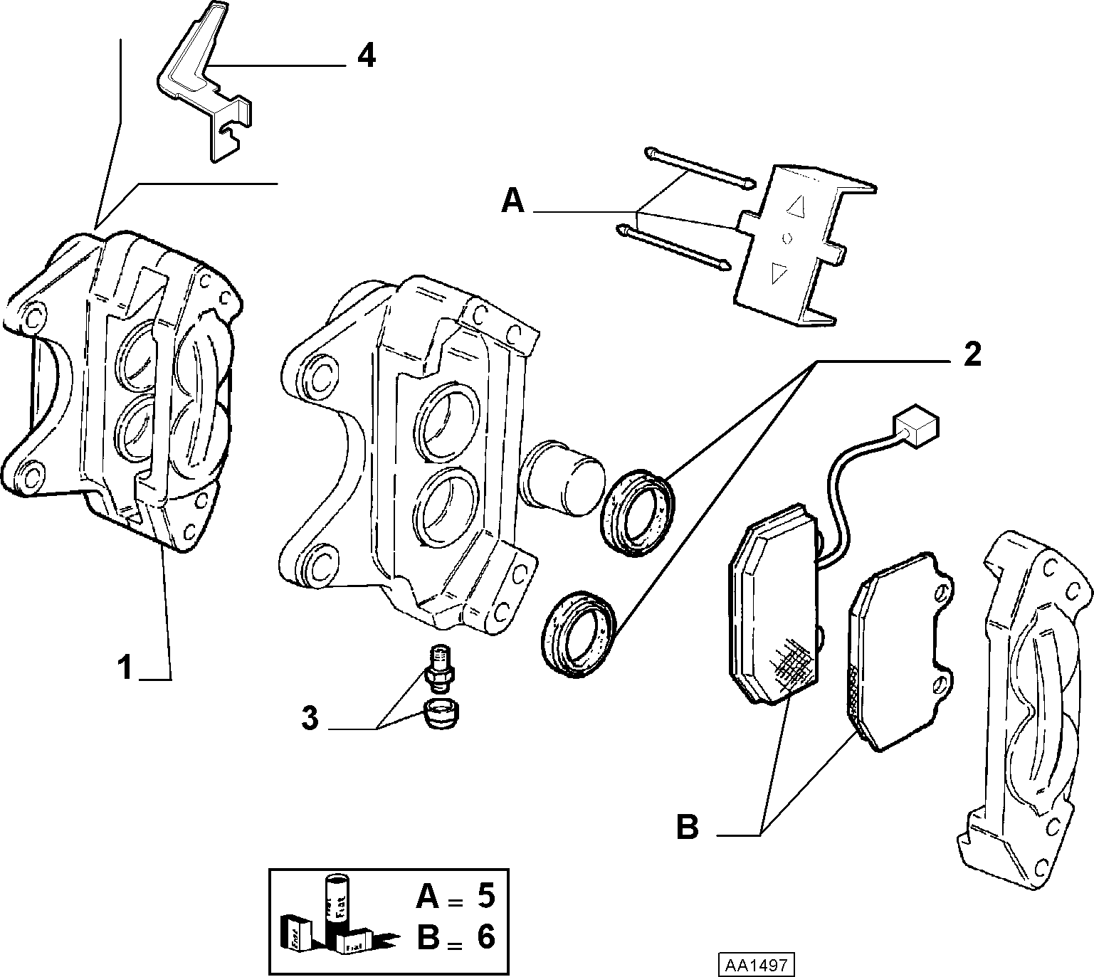 Alfa Romeo 77365202 - Komplet Pločica, disk-kočnica www.molydon.hr