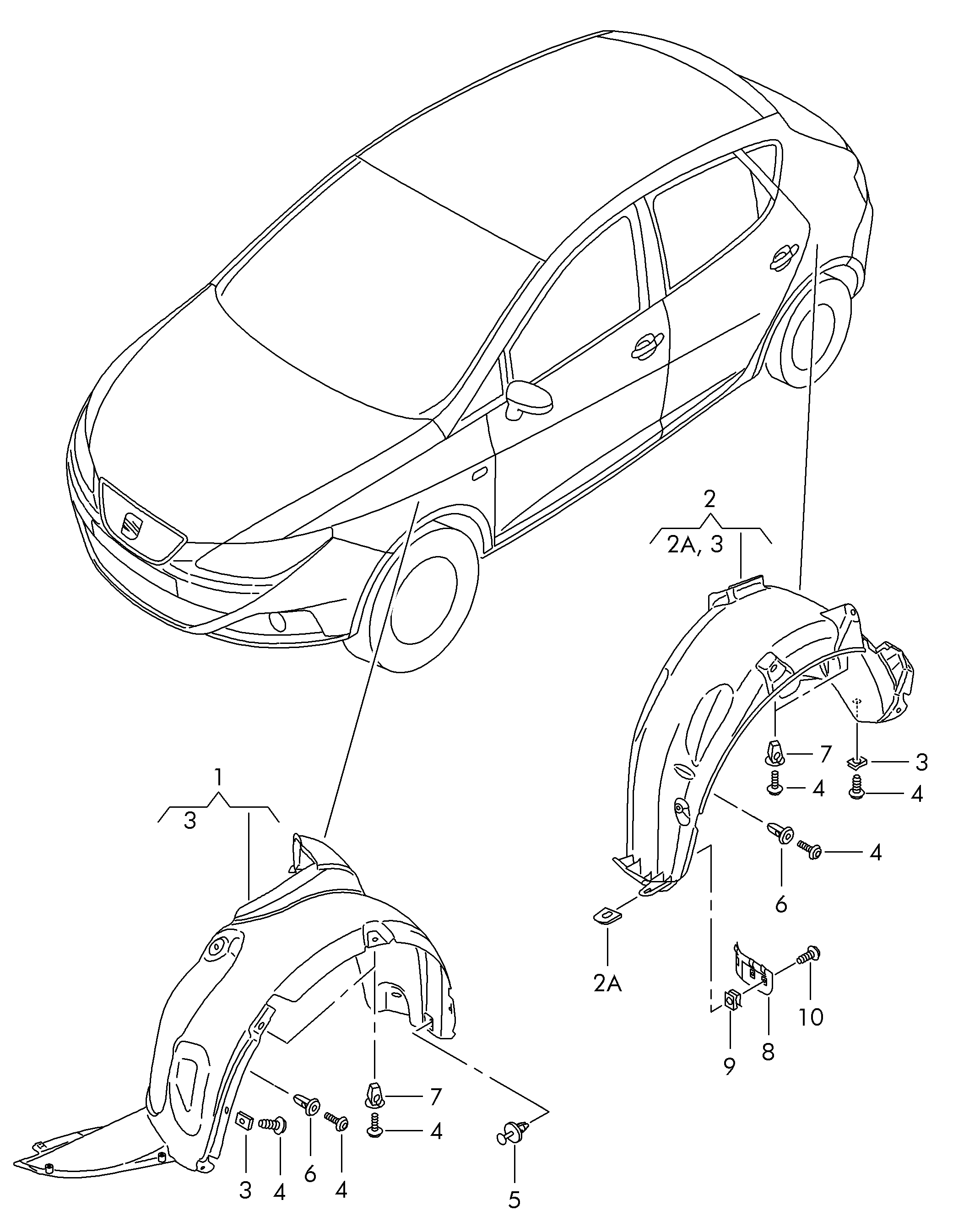 VW 165 827 592 - Kopča ukrasna/zaštitna lajsna www.molydon.hr