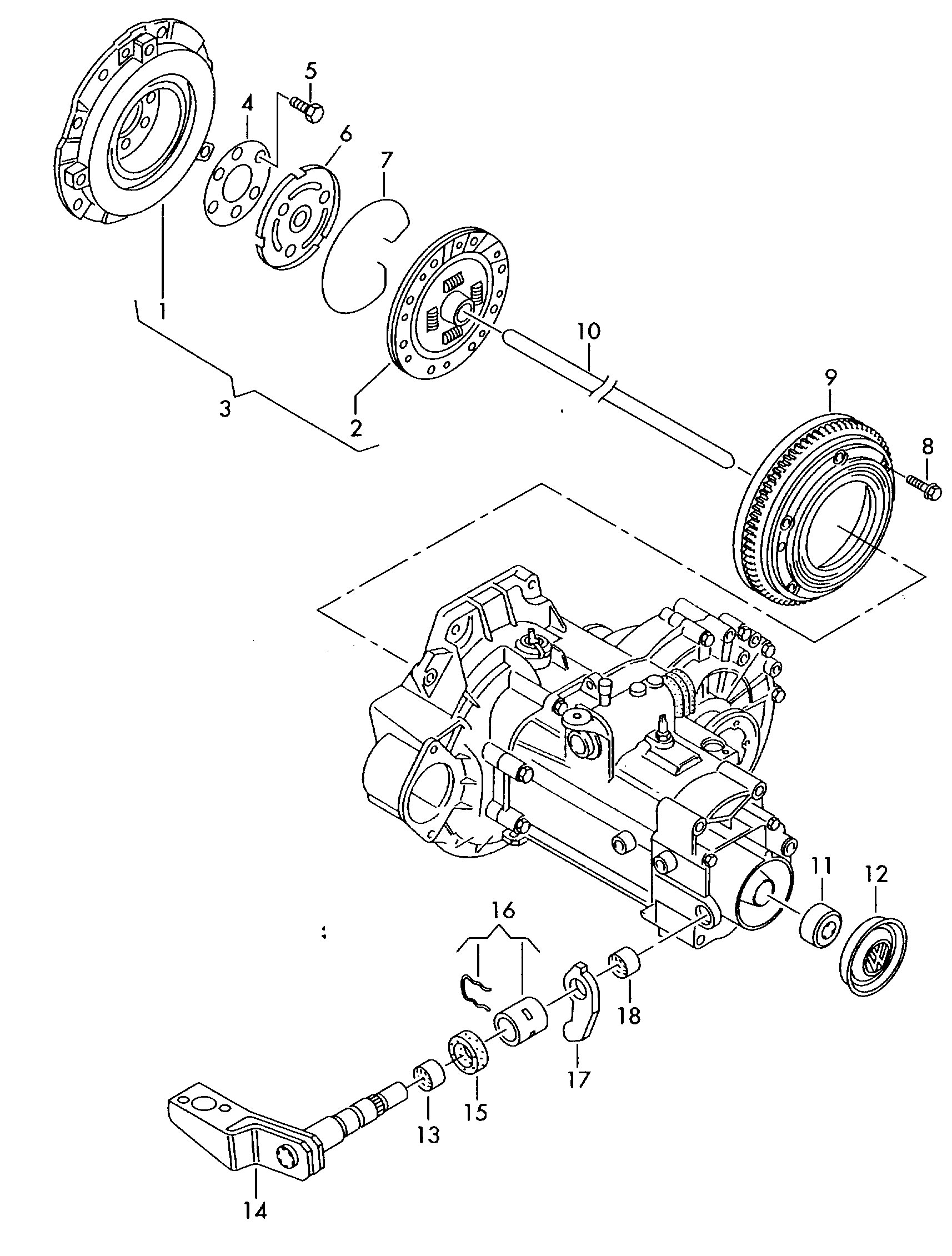 Seat 038 141 025 L - Komplet kvačila www.molydon.hr