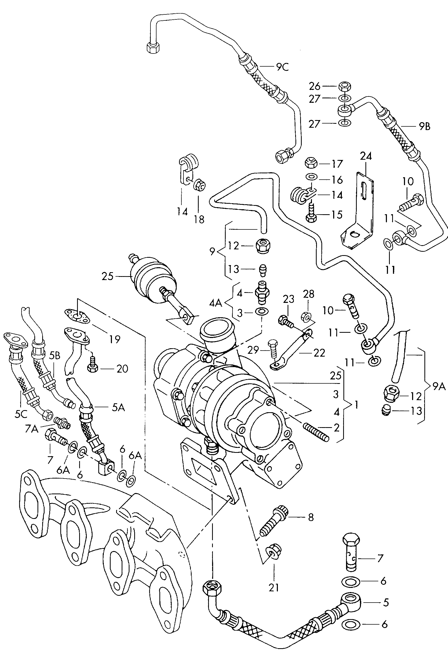 Seat 028 253 019 - Centralni sklop (kertridz), kompresor www.molydon.hr