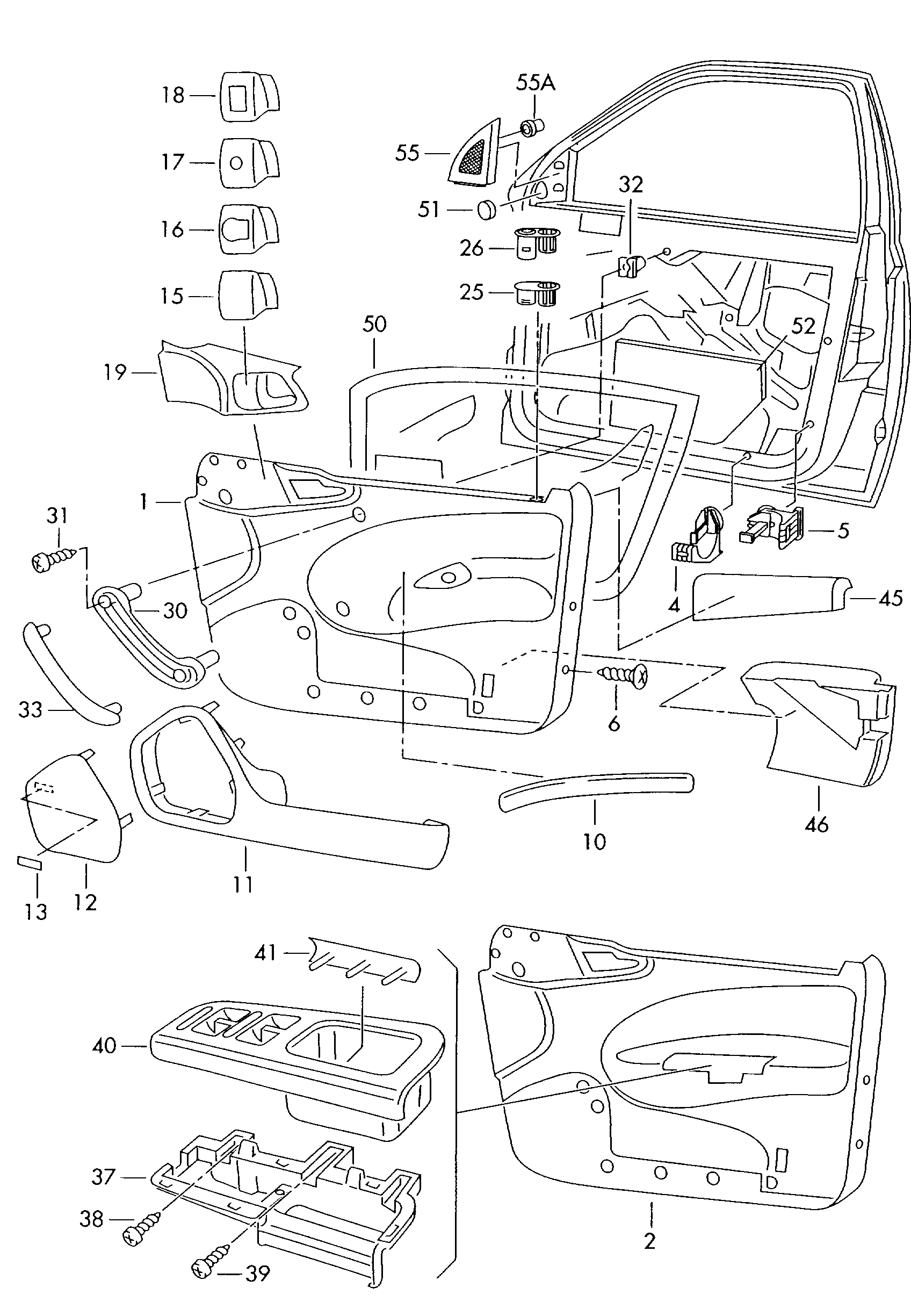 VW 3B1867171D - Zaštitni poklopac, udubljenje rukohvata www.molydon.hr