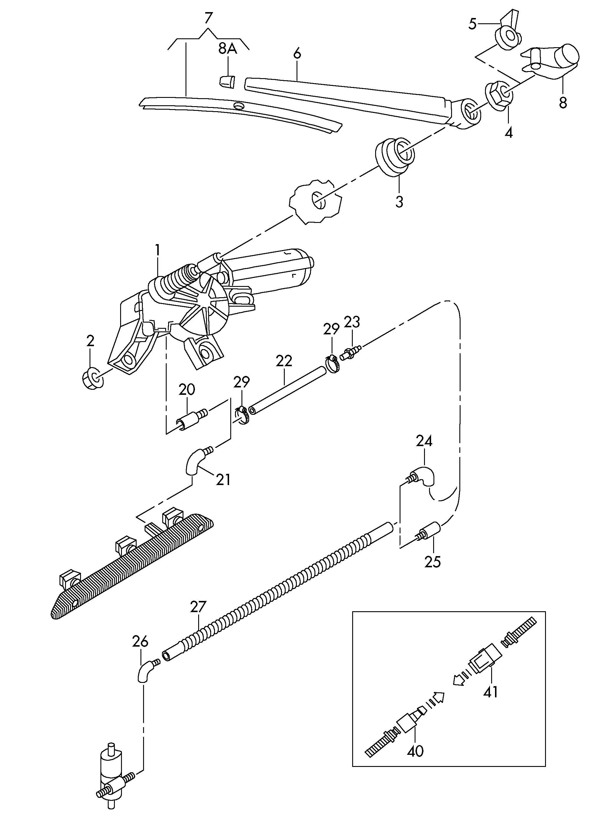 VAG 5JA955425 - Metlica brisača www.molydon.hr