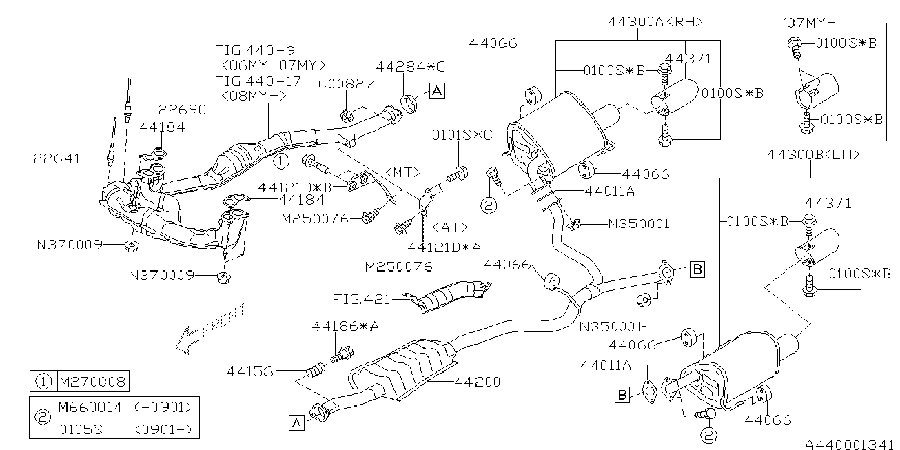 Subaru 22641-AA381 - Lambda-sonda www.molydon.hr