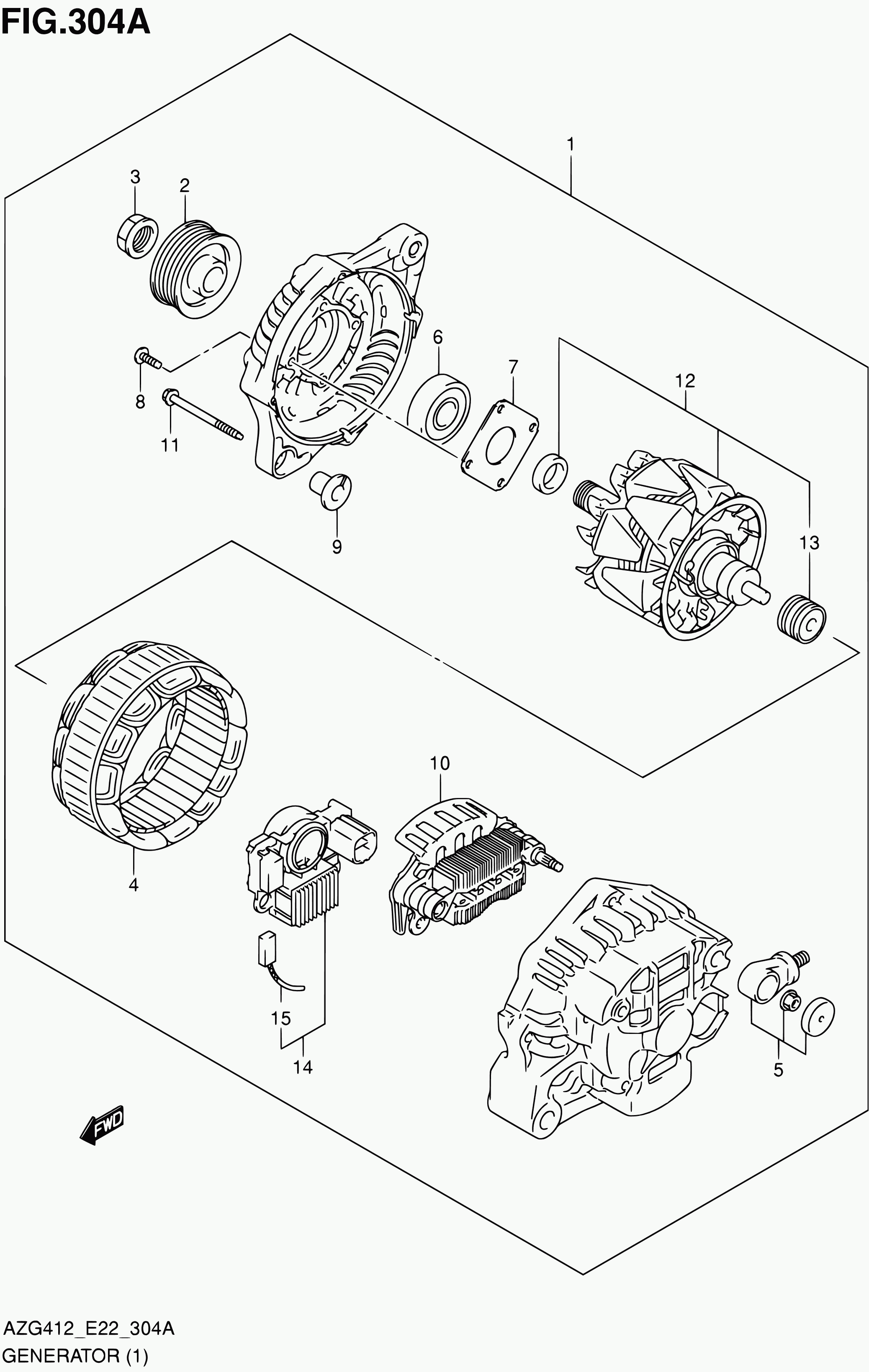 Suzuki 32500-85L01 - REGULATOR ASSY, GENERATOR www.molydon.hr