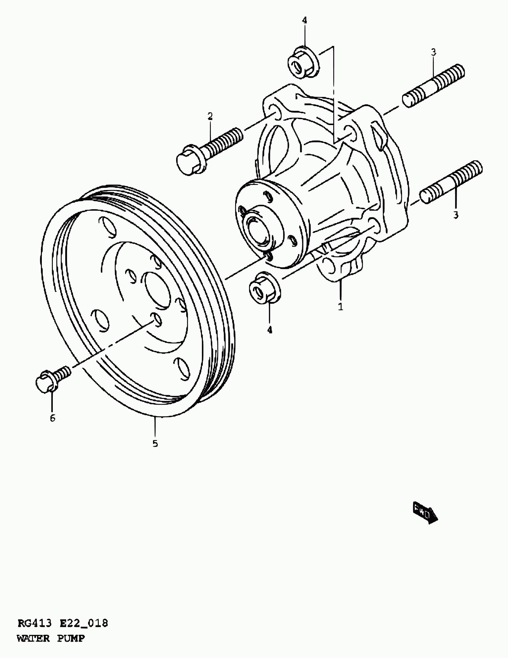 Suzuki Motorcycles 17400-69G00 - Vodena pumpa www.molydon.hr