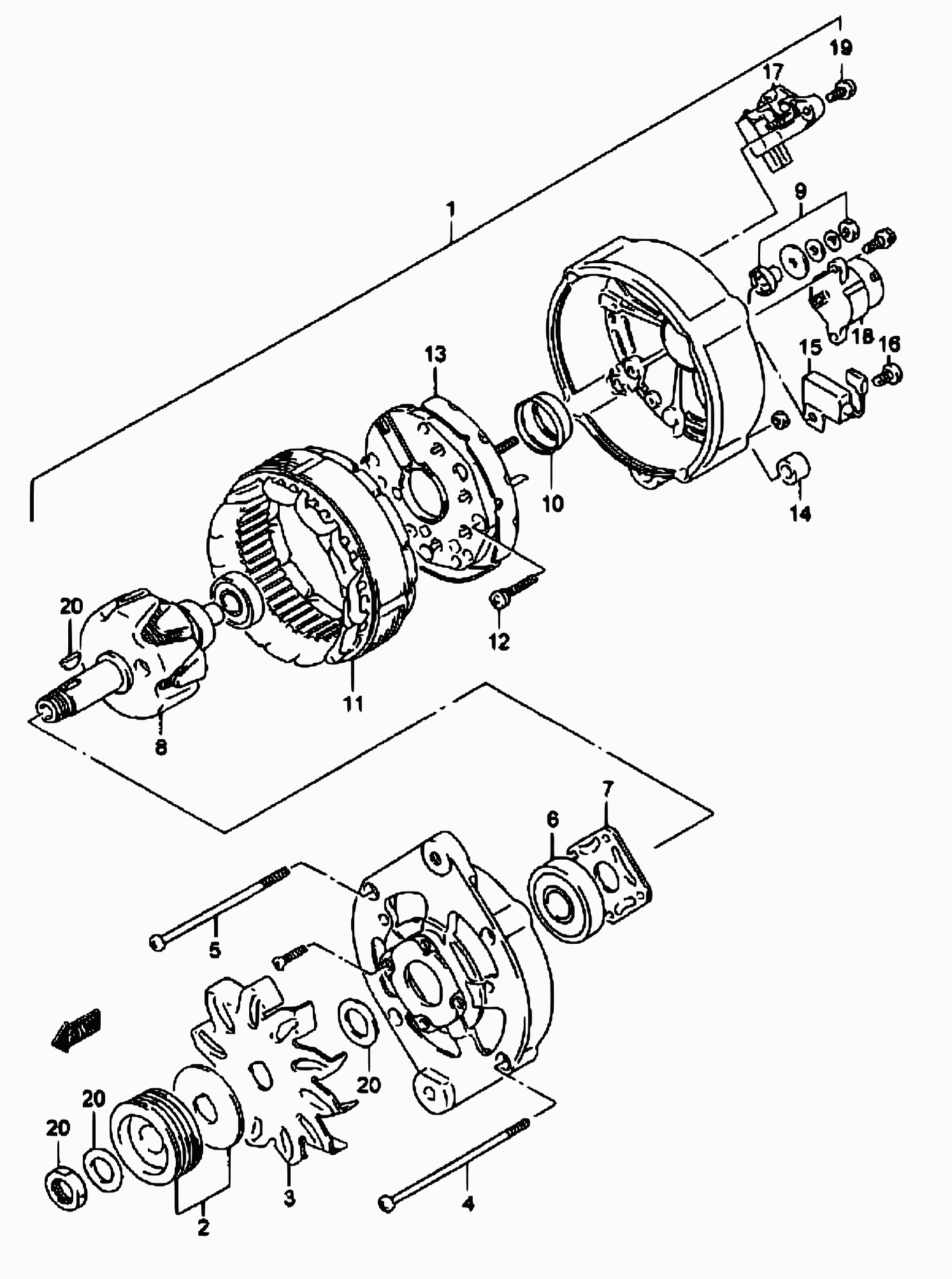 TOFAS 31400-85C00 - Alternator www.molydon.hr