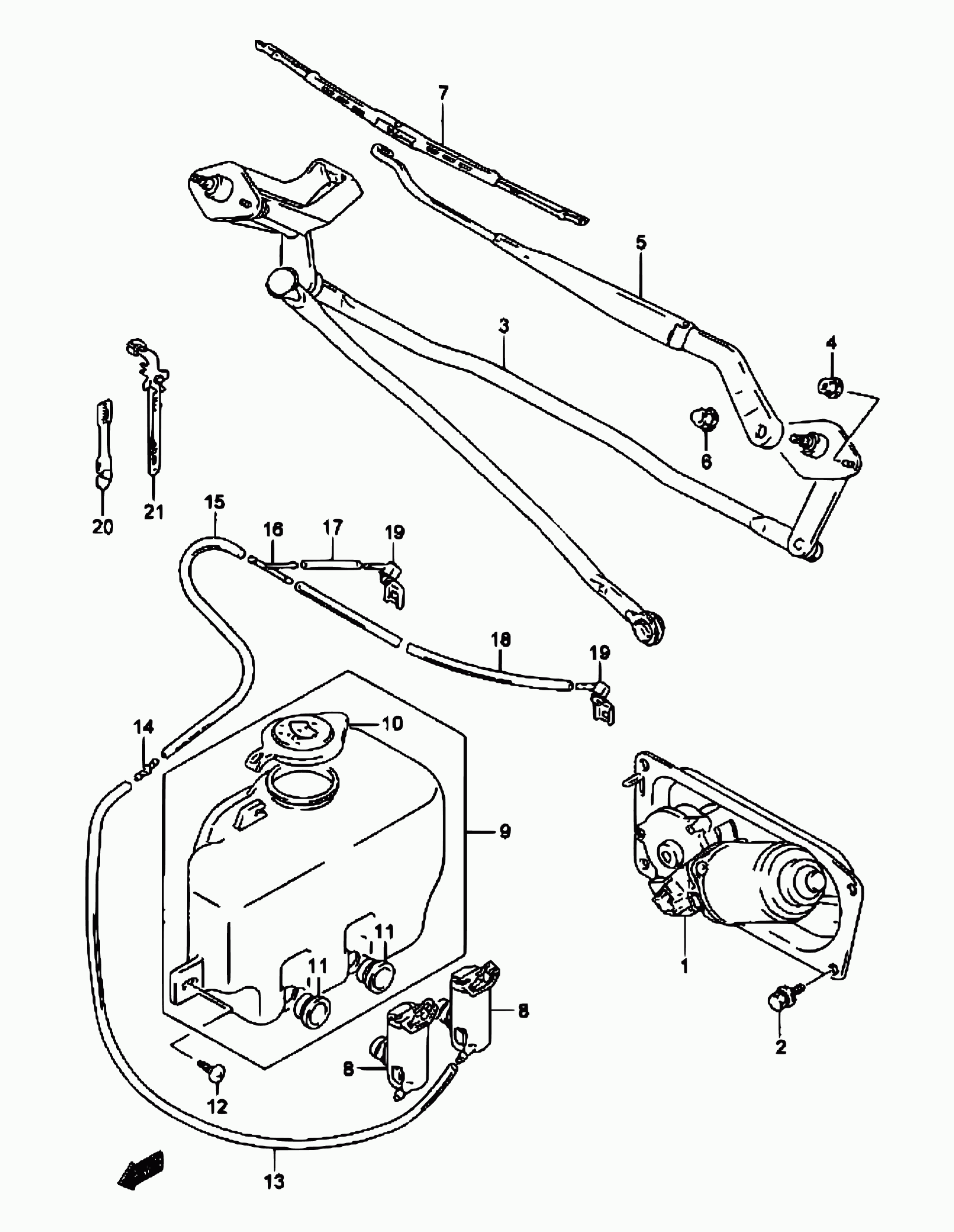 Suzuki 38410-66113 - Pumpa za tekućinu za pranje, pranje vjetrobrana www.molydon.hr