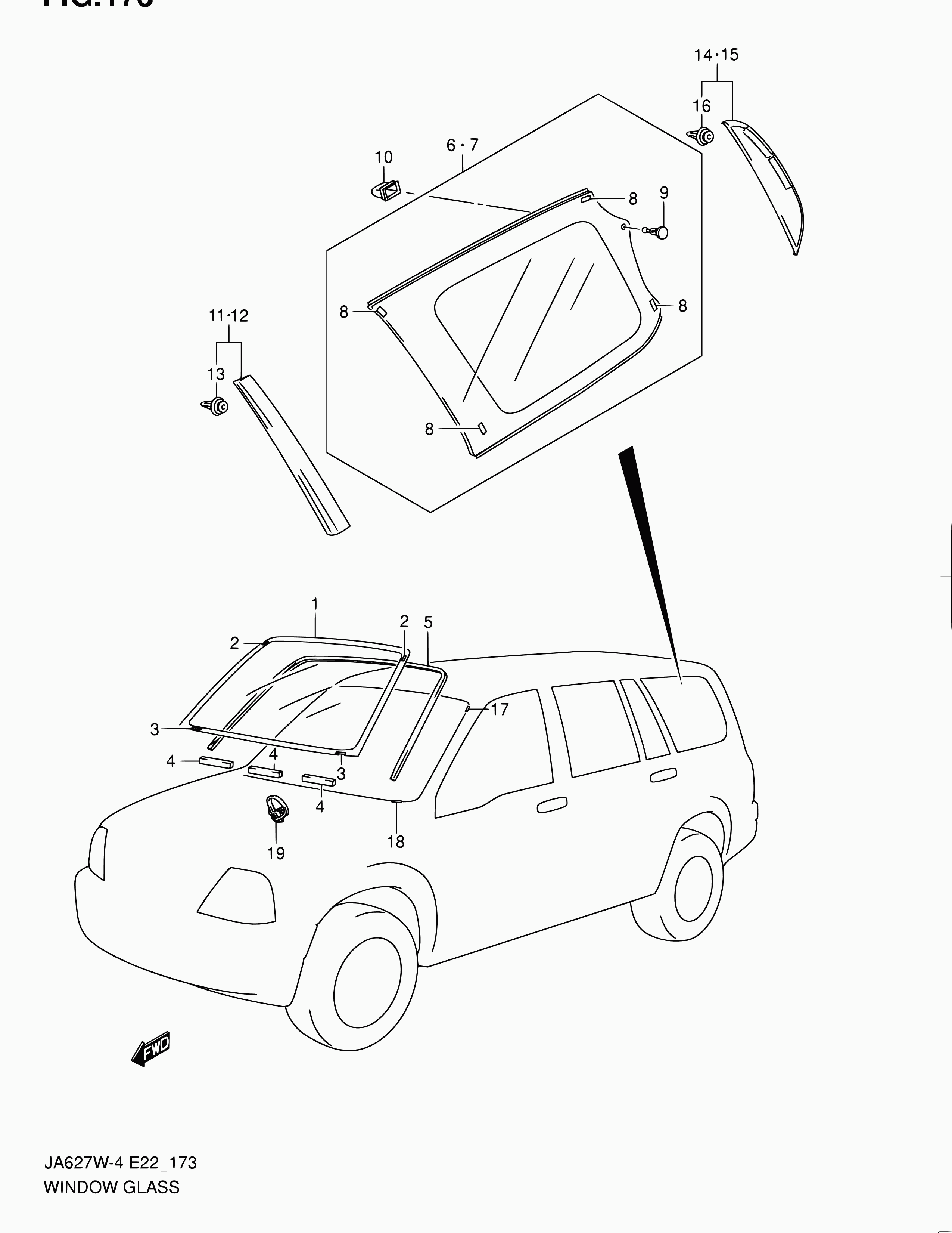 Suzuki 71812-78F00 - Kopča ukrasna/zaštitna lajsna www.molydon.hr