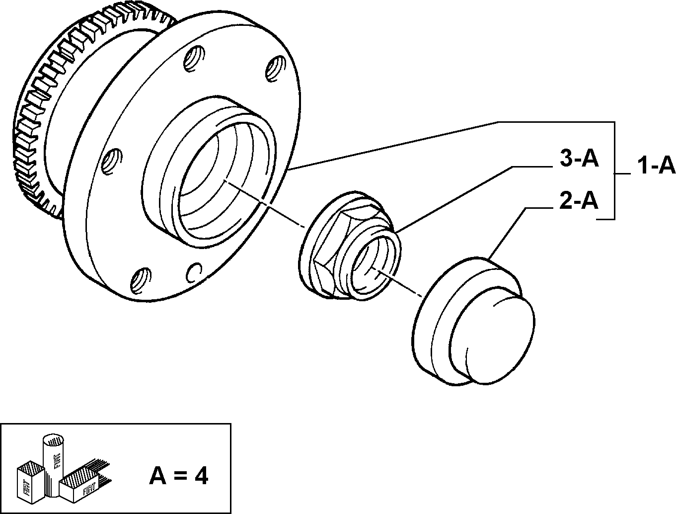 FIAT 9567217780 - Komplet Ležaja kotača www.molydon.hr