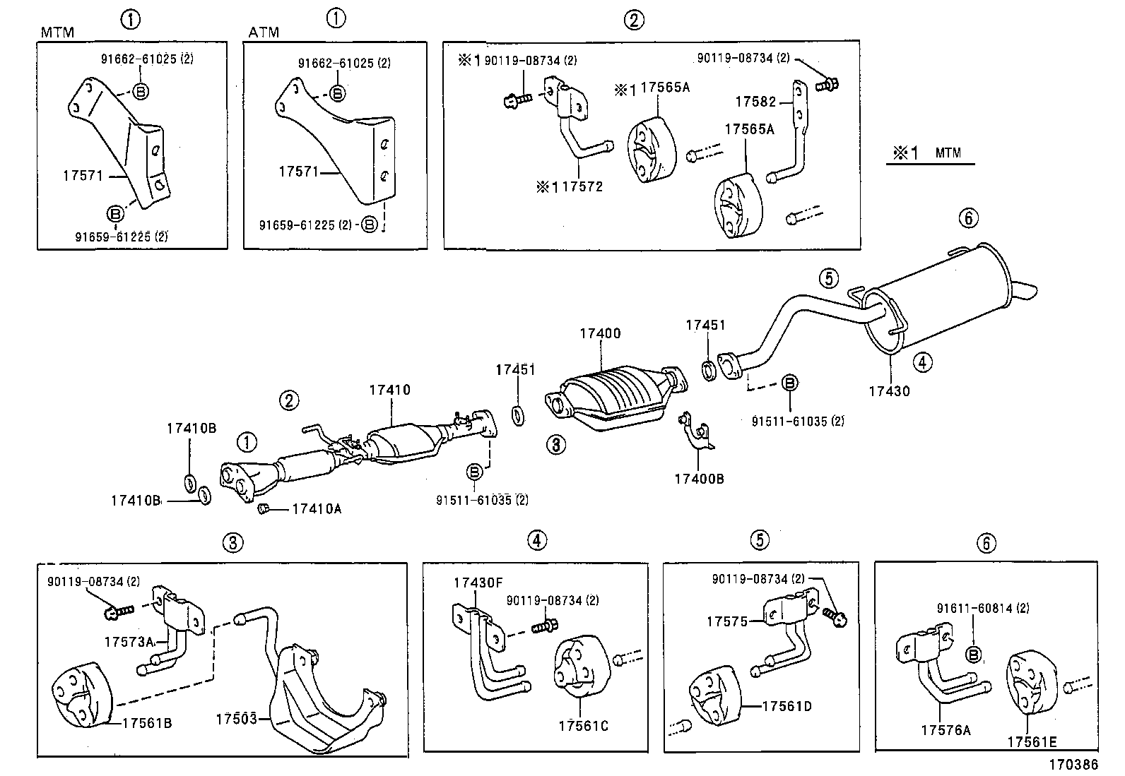 TOYOTA 17565-76030 - Čahura Ležaja, stabilizator www.molydon.hr