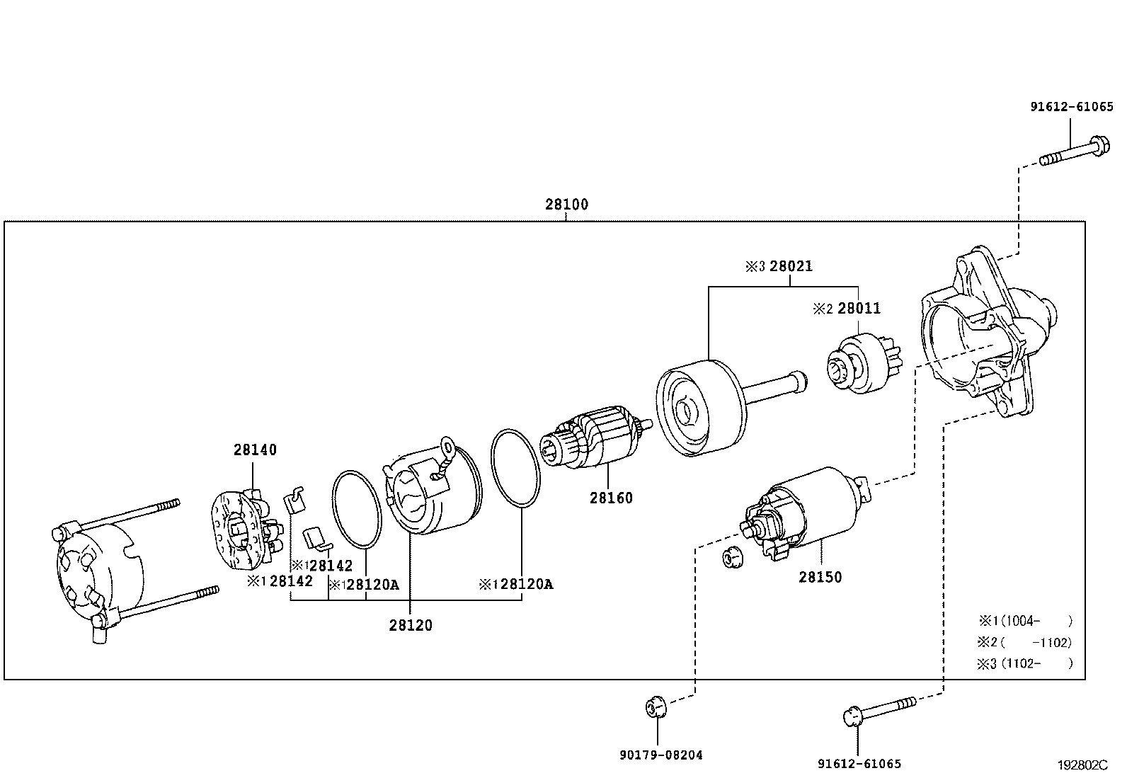 TOYOTA 28150-22100 - Relej, starter www.molydon.hr