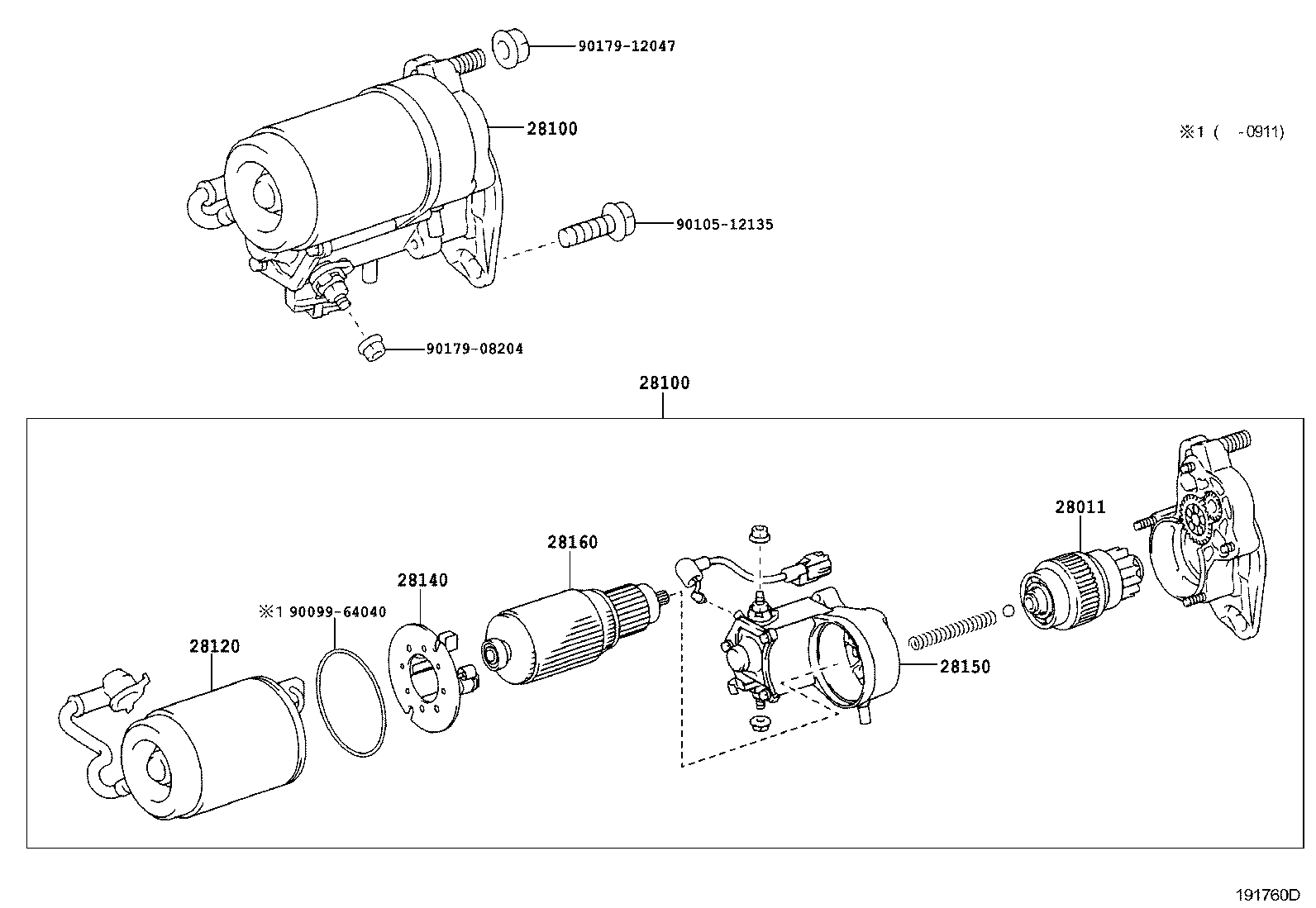 TOYOTA 28120-64040 - Pobudni namotaj, starter www.molydon.hr