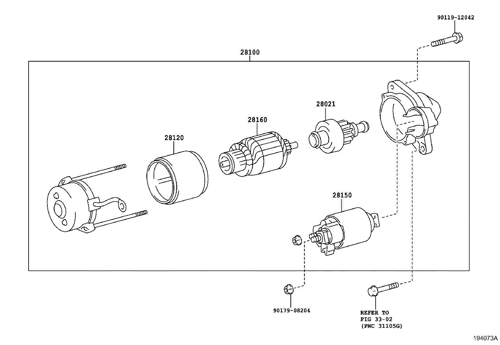 TOYOTA 2810026190 - Starter www.molydon.hr