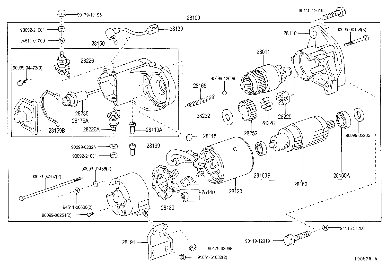 TOYOTA 28100-54320 - Starter www.molydon.hr