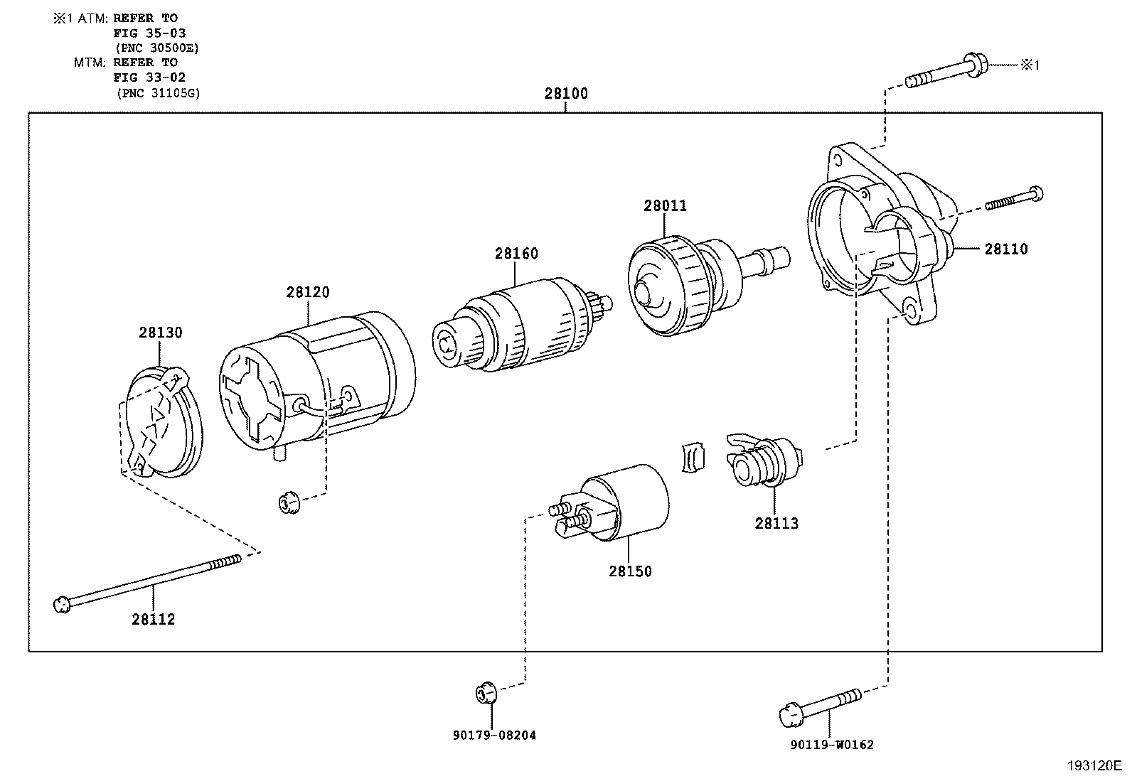 TOYOTA 281000R021 - Starter www.molydon.hr