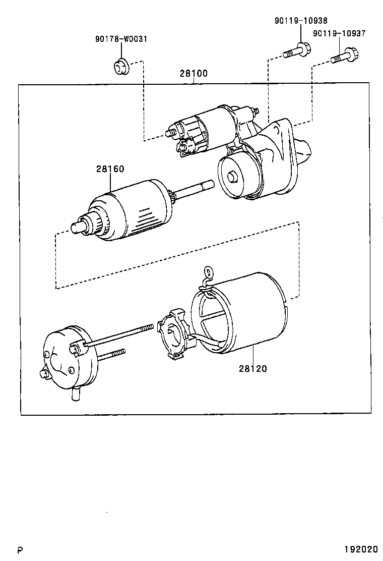 NISSAN 28100-0G020 - STARTER ASSY www.molydon.hr