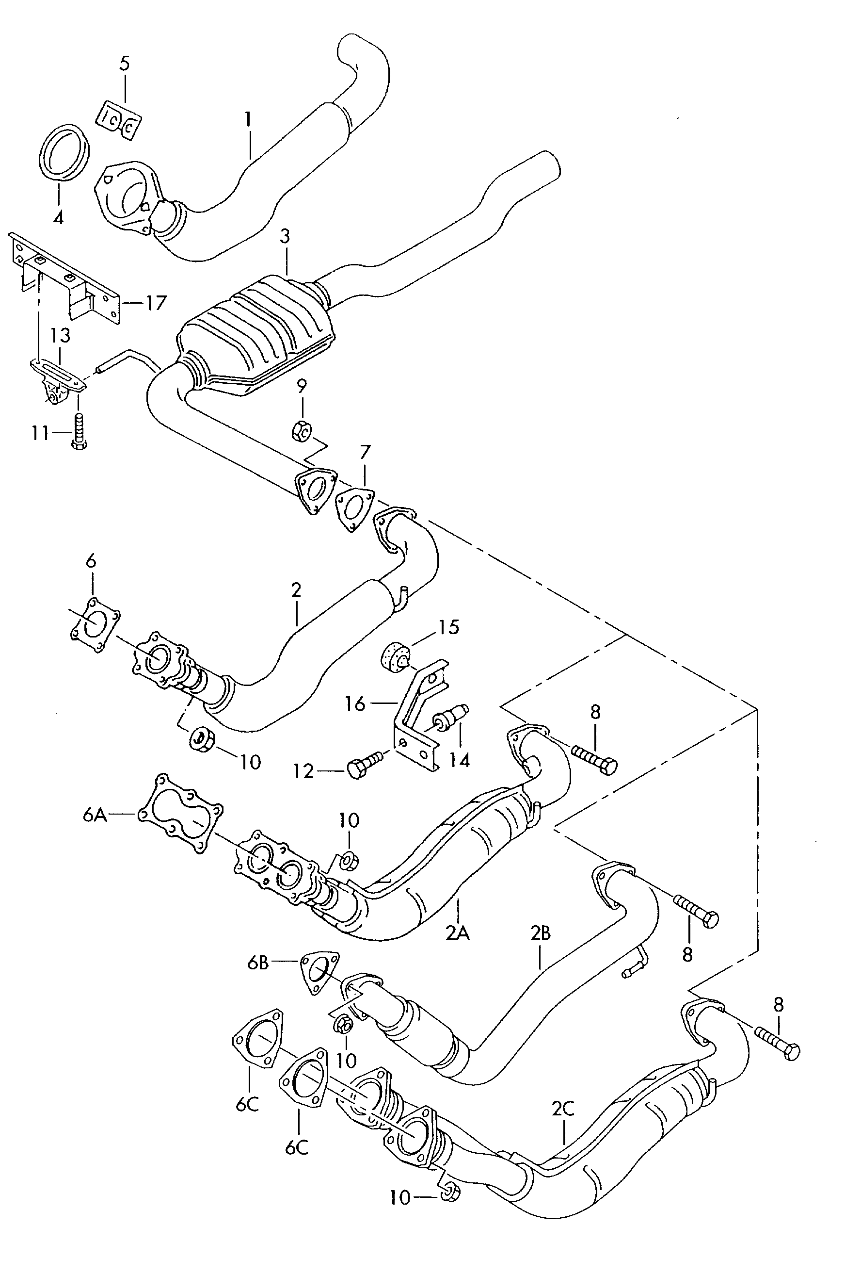 Seat 023 253 115 A - Brtva, Ispušna Cijev www.molydon.hr