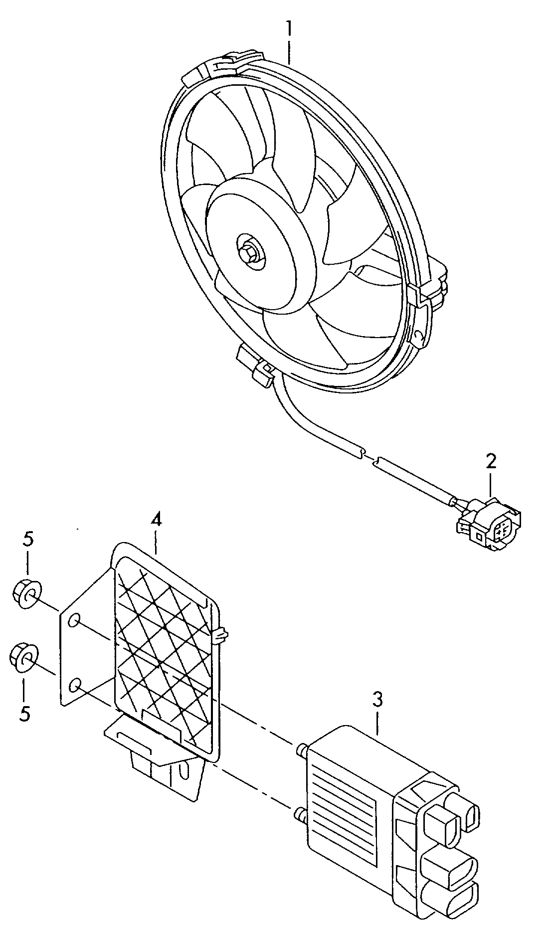 Seat 7H0959455A - Ventilator, hladjenje motora www.molydon.hr