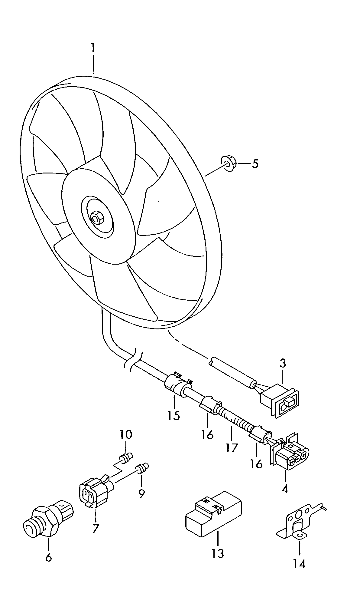 Seat 6Q0 959 455 N - Ventilator, hladjenje motora www.molydon.hr