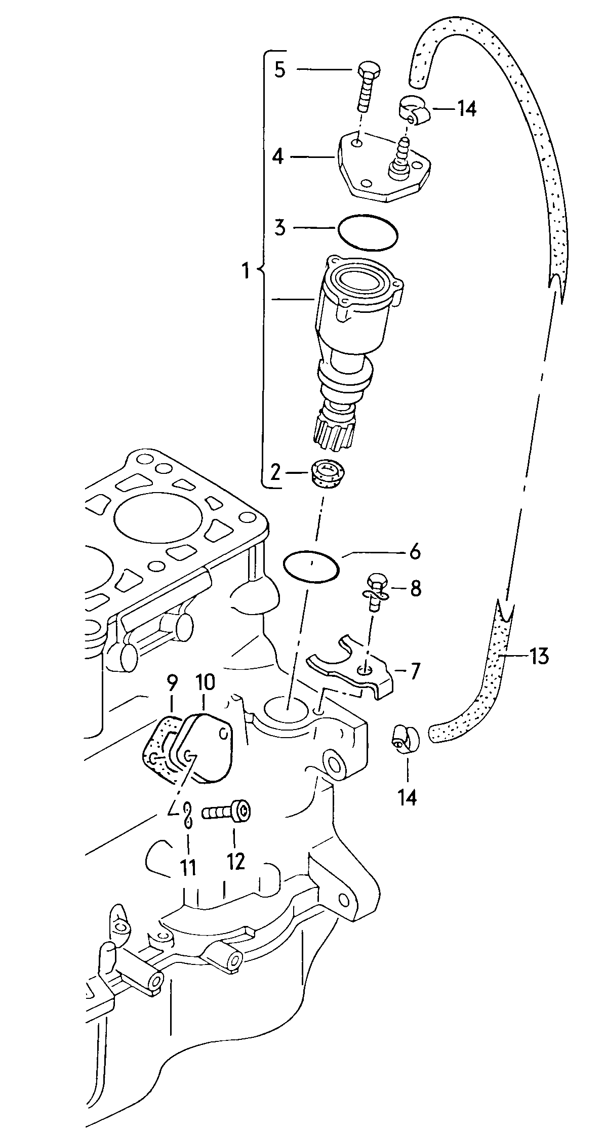 VAG 028145111A - Garnitura brtvi, vakuum pumpa www.molydon.hr