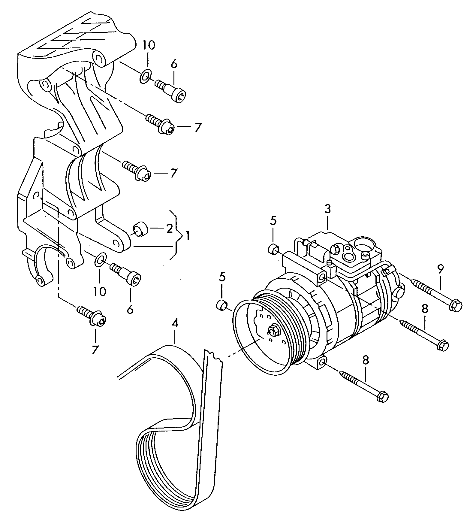 VAG 3B0820803C - Kompresor, klima-Uređaj www.molydon.hr