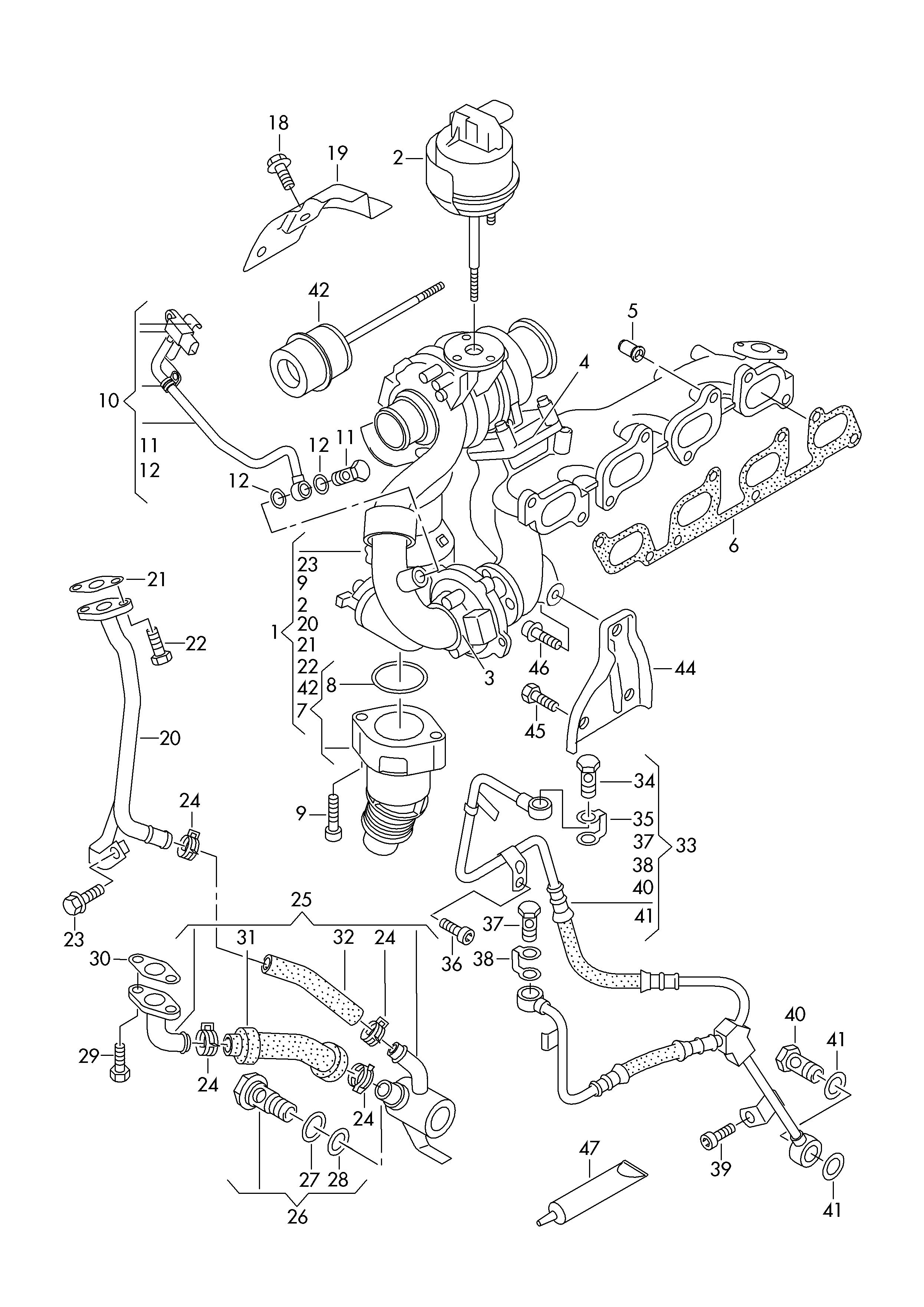 VAG N 013 813 3 - Garnitura brtvi, AGR-sistem www.molydon.hr