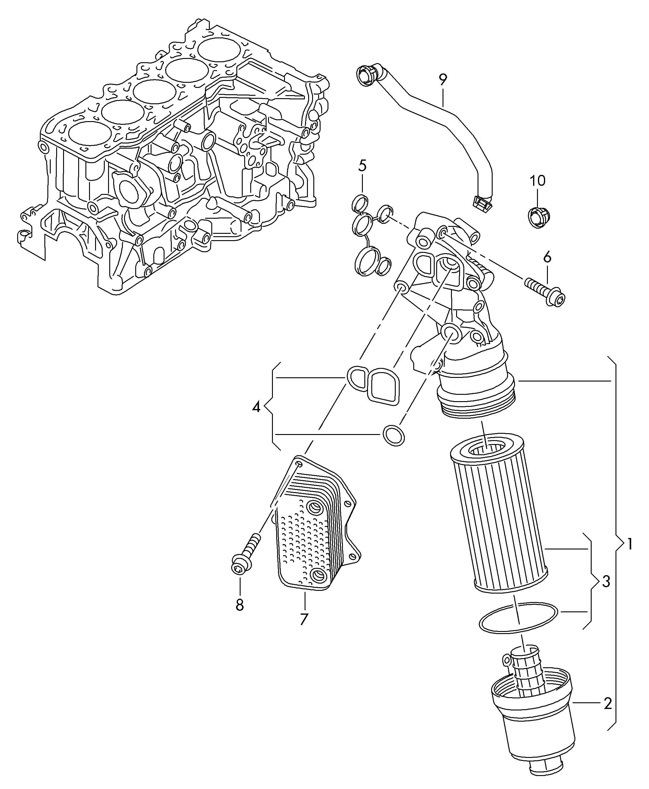 Seat 07K 115 397 D - Kučište, filter za ulje www.molydon.hr