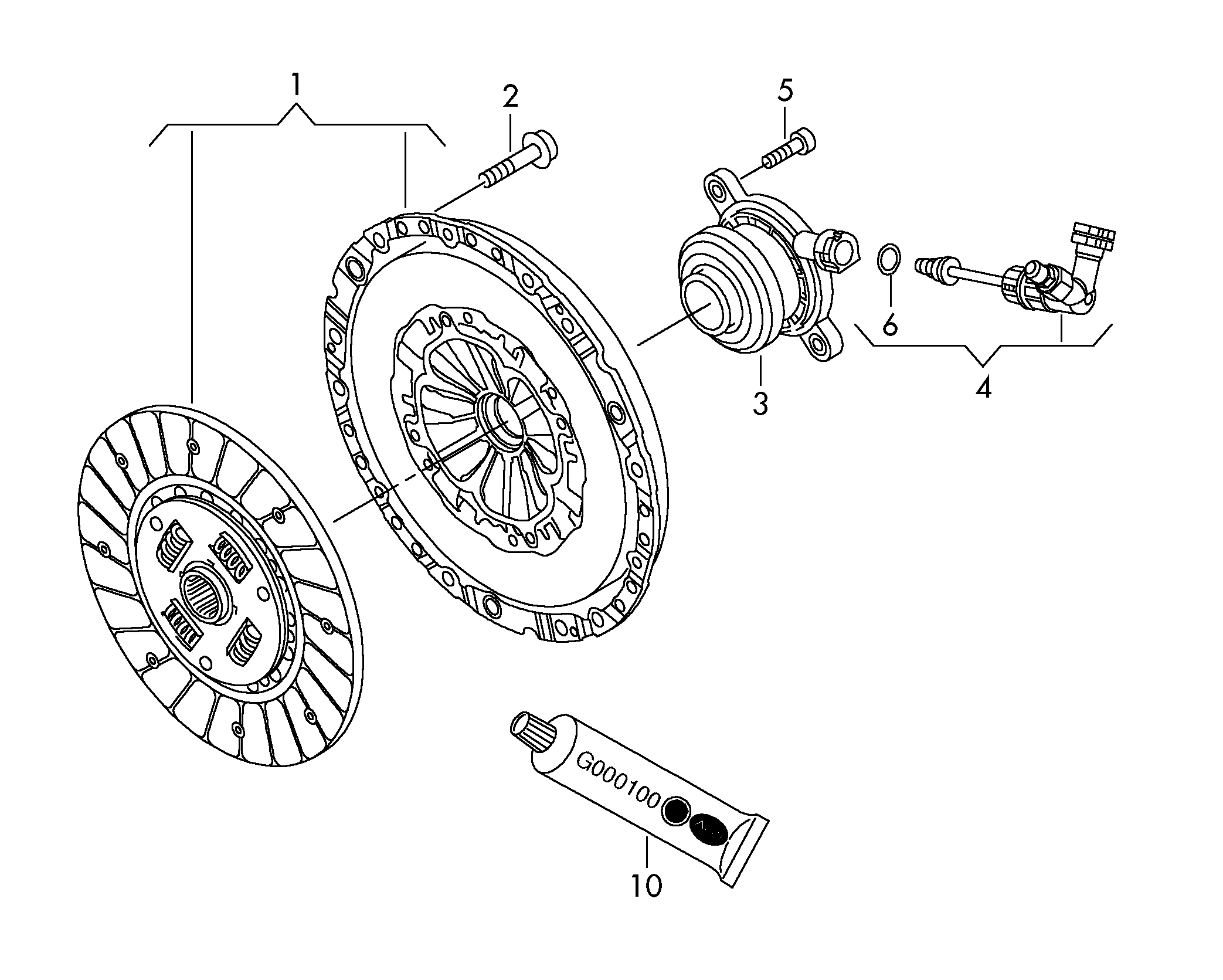 VW 0C6 141 671 D - Pomoćni cilindar, kvačilo www.molydon.hr