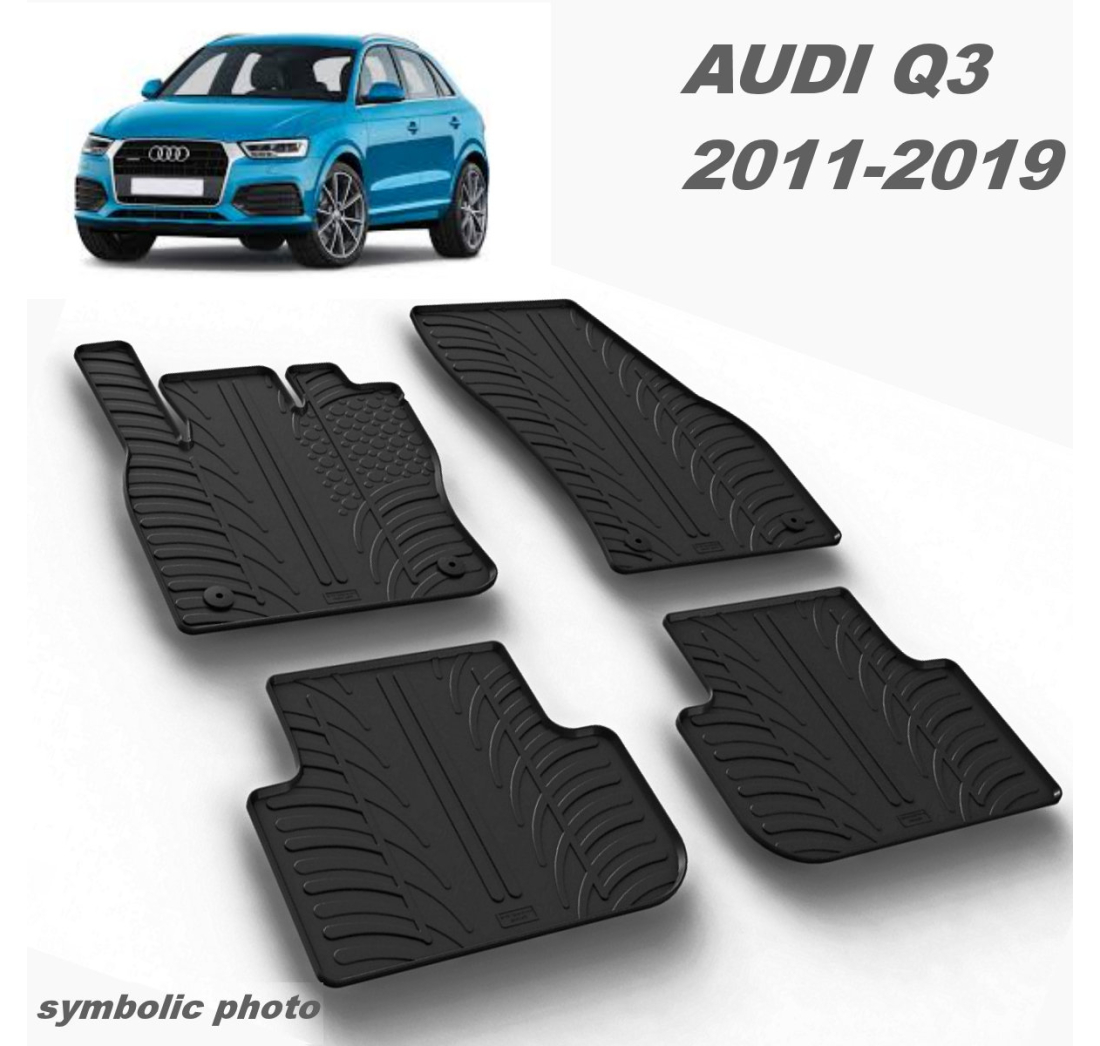 GUMENI AUTO TEPISI ZA AUDI Q3 - KOMPLET PREDNJI I ZADNJI