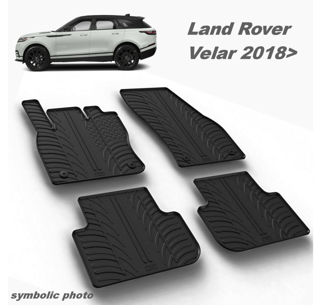 GUMENI AUTO TEPISI ZA LAND ROVER VELAR - KOMPLET PREDNJI I ZADNJI