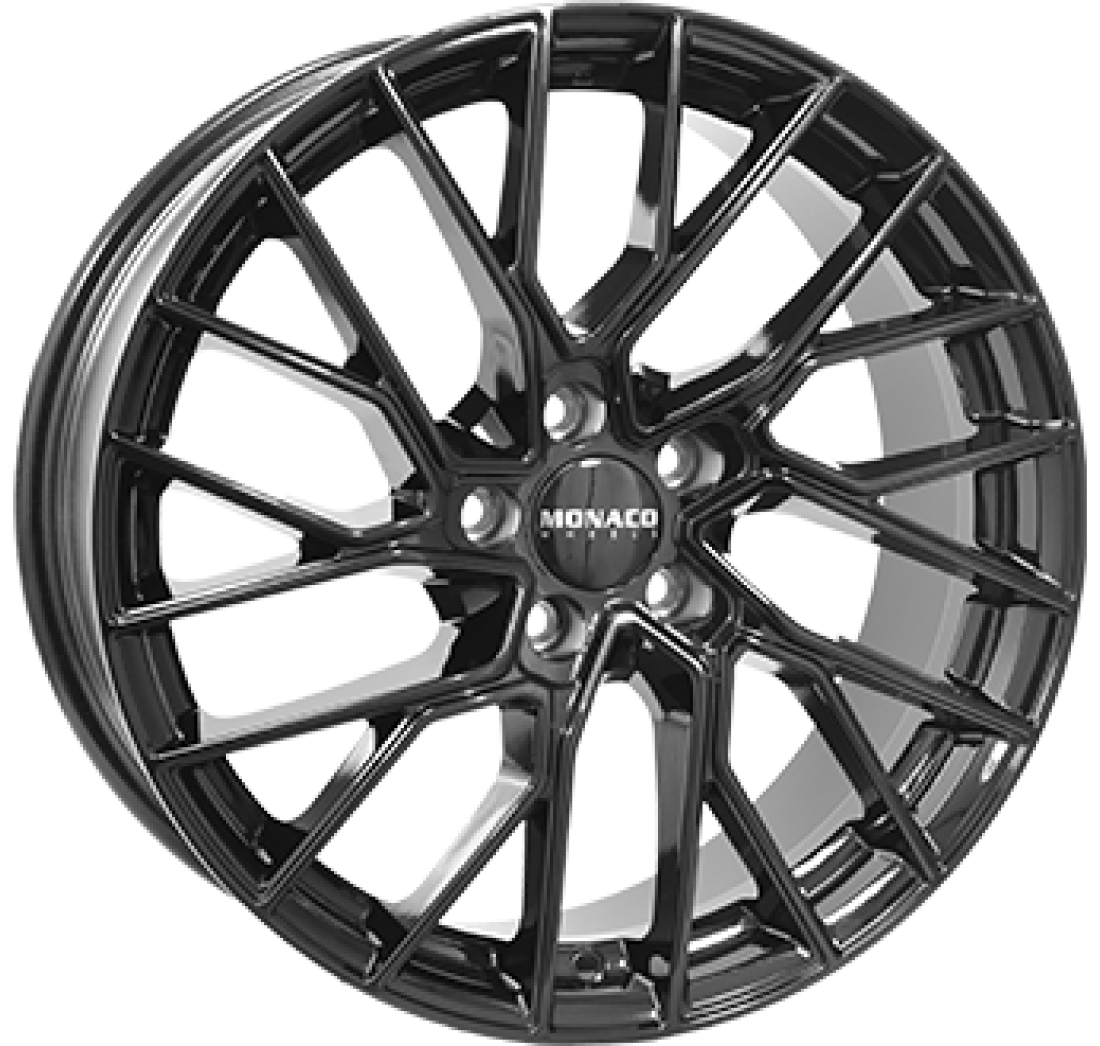 8,0X19 MONACO WHEELS GP11 5X112   ET28 CH66,5 8,0 19 28 5X112 MONACO WHEELS 66,5 Gloss Black