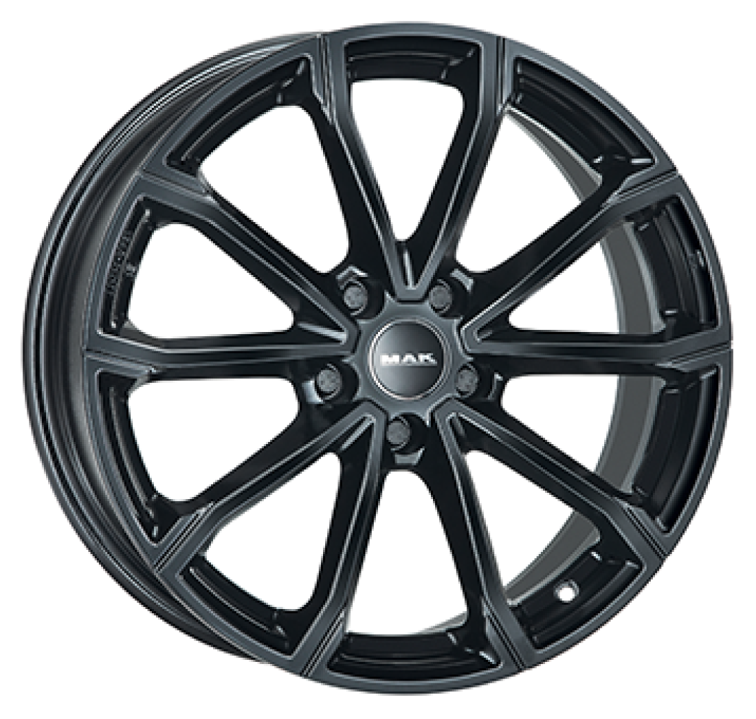 7,5X18 MAK DAVINCI 5/112   ET46 CH57,1 SEAT 7,5 18 46 5X112 MAK 57,1 Gloss Black